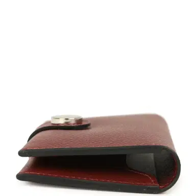 HERMÈS Hermes R.M.S Card Holder Rouge H Evercolor Lacquered Palladium Hardware | Thumbnail 3 HERMÈS Hermes R.M.S Card Holder Rouge H Evercolor Lacquered Palladium Hardware | Thumbnail 3