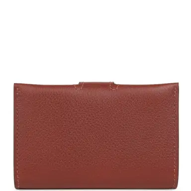 HERMÈS Hermes R.M.S Card Holder Rouge H Evercolor Lacquered Palladium Hardware | Thumbnail 4 HERMÈS Hermes R.M.S Card Holder Rouge H Evercolor Lacquered Palladium Hardware | Thumbnail 4