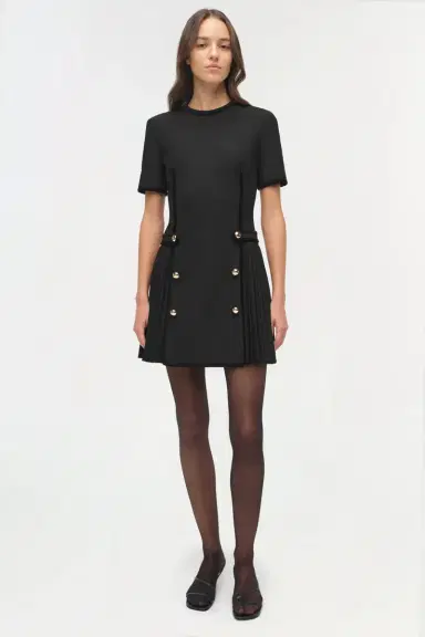 Simkhai Doria Velvet Trimmed Mini Dress | Thumbnail 2 Simkhai Doria Velvet Trimmed Mini Dress | Thumbnail 2