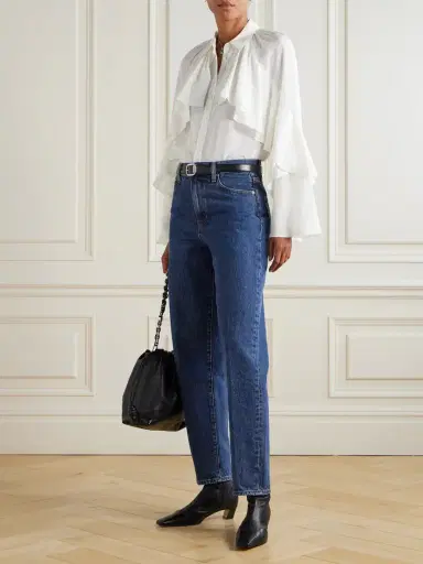 Frame The Neat High-rise Straight-leg Jeans | Thumbnail 2 Frame The Neat High-rise Straight-leg Jeans | Thumbnail 2