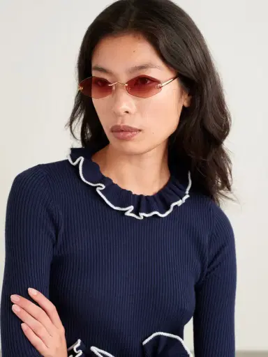 Cartier Eyewear Panthère Hexagon-frame Gold-tone Sunglasses | Thumbnail 2 Cartier Eyewear Panthère Hexagon-frame Gold-tone Sunglasses | Thumbnail 2