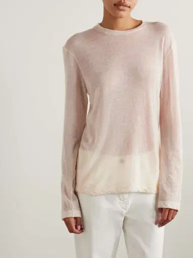 The Row Amia Cashmere Sweater | Thumbnail 3 The Row Amia Cashmere Sweater | Thumbnail 3