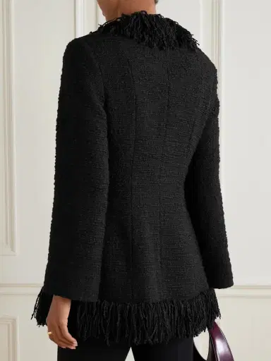 LIBEROWE Banker Fringed Wool-blend Bouclé-tweed Jacket | Thumbnail 3 LIBEROWE Banker Fringed Wool-blend Bouclé-tweed Jacket | Thumbnail 3