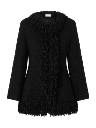 LIBEROWE Banker Fringed Wool-blend Bouclé-tweed Jacket | Thumbnail 1 LIBEROWE Banker Fringed Wool-blend Bouclé-tweed Jacket | Thumbnail 1