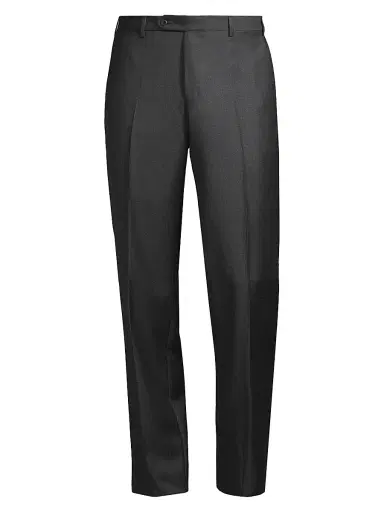 ZANELLA Men's Devon Wool Pants - Dark Grey - Size 42 | Thumbnail 1 ZANELLA Men's Devon Wool Pants - Dark Grey - Size 42 | Thumbnail 1