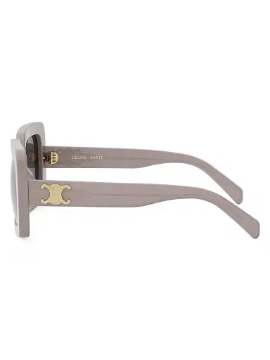 CELINE Women's Triomphe 56MM Square Sunglasses - Shiny Light Brown Gradient Brown | Thumbnail 3 CELINE Women's Triomphe 56MM Square Sunglasses - Shiny Light Brown Gradient Brown | Thumbnail 3