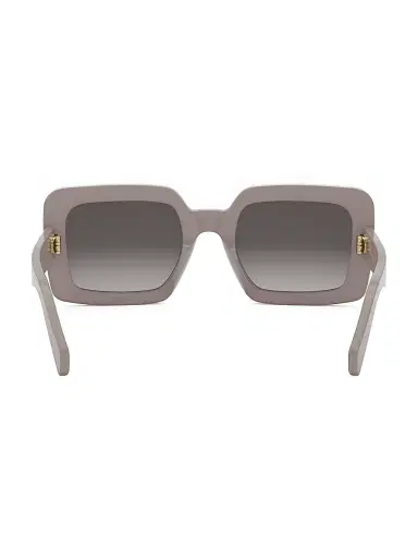 CELINE Women's Triomphe 56MM Square Sunglasses - Shiny Light Brown Gradient Brown | Thumbnail 5 CELINE Women's Triomphe 56MM Square Sunglasses - Shiny Light Brown Gradient Brown | Thumbnail 5