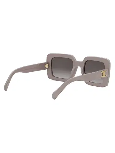 CELINE Women's Triomphe 56MM Square Sunglasses - Shiny Light Brown Gradient Brown | Thumbnail 6 CELINE Women's Triomphe 56MM Square Sunglasses - Shiny Light Brown Gradient Brown | Thumbnail 6