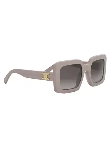 CELINE Women's Triomphe 56MM Square Sunglasses - Shiny Light Brown Gradient Brown | Thumbnail 8 CELINE Women's Triomphe 56MM Square Sunglasses - Shiny Light Brown Gradient Brown | Thumbnail 8