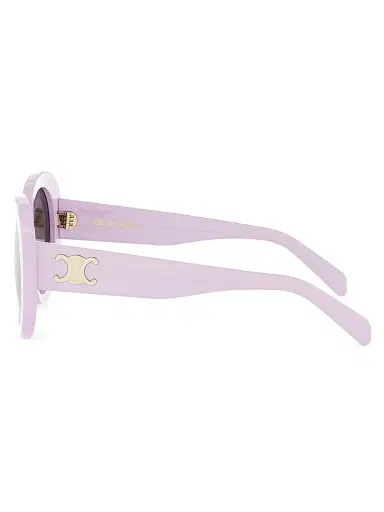 CELINE Women's Triomphe 55MM Butterfly Sunglasses - Lilac | Thumbnail 3 CELINE Women's Triomphe 55MM Butterfly Sunglasses - Lilac | Thumbnail 3
