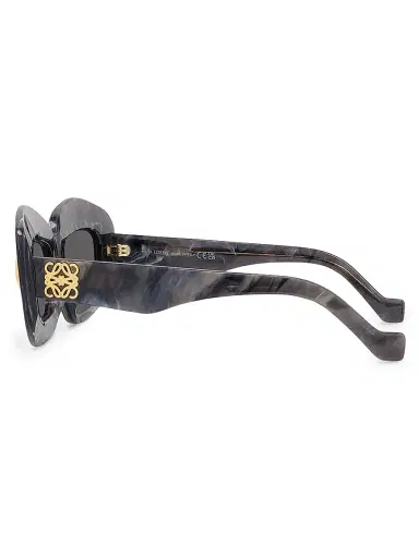 LOEWE Women's 49MM Rectangular Sunglasses - Black | Thumbnail 3 LOEWE Women's 49MM Rectangular Sunglasses - Black | Thumbnail 3