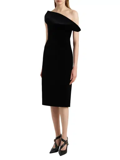 Khaite Women's Sato Strapless Sculpted Dress - Black | Thumbnail 3 Khaite Women's Sato Strapless Sculpted Dress - Black | Thumbnail 3