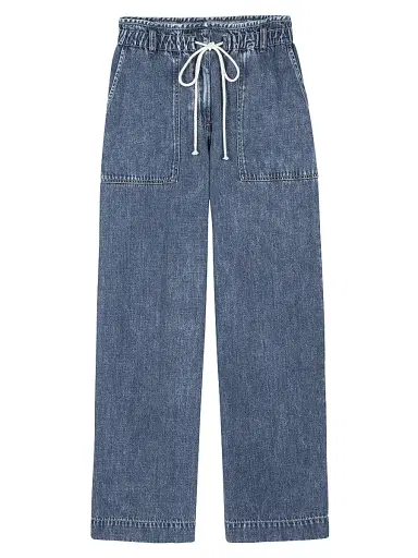Rails Women's Ryan Denim Drawstring Pants - Blue | Thumbnail 1 Rails Women's Ryan Denim Drawstring Pants - Blue | Thumbnail 1