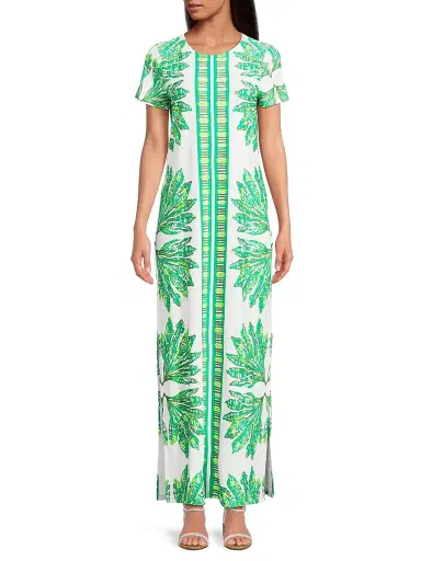 Lilly Pulitzer Women's Kaden UPF 50+ Maxi Dress - Kitts Green - Size Medium | Thumbnail 2 Lilly Pulitzer Women's Kaden UPF 50+ Maxi Dress - Kitts Green - Size Medium | Thumbnail 2