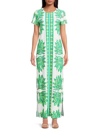 Lilly Pulitzer Women's Kaden UPF 50+ Maxi Dress - Kitts Green - Size Medium | Thumbnail 3 Lilly Pulitzer Women's Kaden UPF 50+ Maxi Dress - Kitts Green - Size Medium | Thumbnail 3