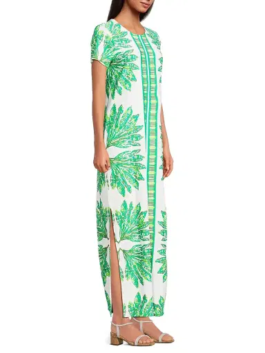 Lilly Pulitzer Women's Kaden UPF 50+ Maxi Dress - Kitts Green - Size Medium | Thumbnail 4 Lilly Pulitzer Women's Kaden UPF 50+ Maxi Dress - Kitts Green - Size Medium | Thumbnail 4