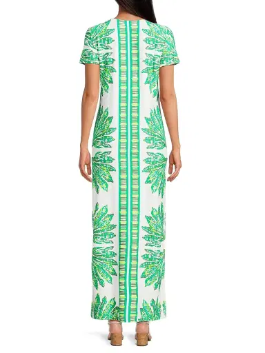 Lilly Pulitzer Women's Kaden UPF 50+ Maxi Dress - Kitts Green - Size Medium | Thumbnail 5 Lilly Pulitzer Women's Kaden UPF 50+ Maxi Dress - Kitts Green - Size Medium | Thumbnail 5