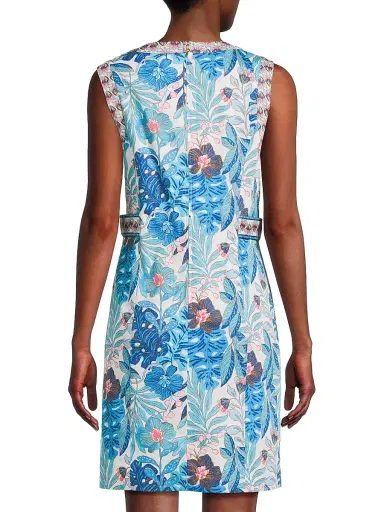 Lilly Pulitzer Women's Juno Stretch Shift Minidress - Breezy Aqua - Size 16 | Thumbnail 5 Lilly Pulitzer Women's Juno Stretch Shift Minidress - Breezy Aqua - Size 16 | Thumbnail 5