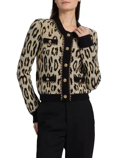 Generation Love Women's Selma Leopard-Pattern Cardigan - Leopard | Thumbnail 3 Generation Love Women's Selma Leopard-Pattern Cardigan - Leopard | Thumbnail 3