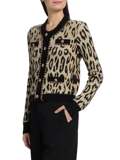 Generation Love Women's Selma Leopard-Pattern Cardigan - Leopard | Thumbnail 4 Generation Love Women's Selma Leopard-Pattern Cardigan - Leopard | Thumbnail 4