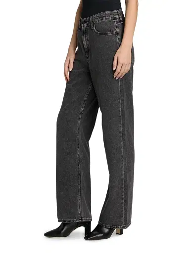 rag & bone Women's Featherweight Logan High-Rise Wide-Leg Jeans - Angelique | Thumbnail 4 rag & bone Women's Featherweight Logan High-Rise Wide-Leg Jeans - Angelique | Thumbnail 4