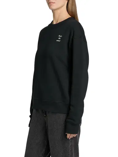 rag & bone Women's That's The Spirit Sweatshirt - Black | Thumbnail 4 rag & bone Women's That's The Spirit Sweatshirt - Black | Thumbnail 4