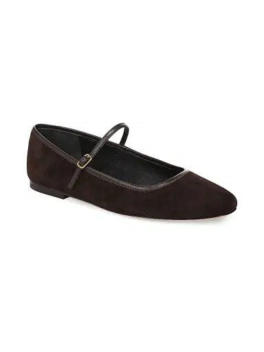 Veronica Beard Women's Ellie Suede Mary Janes | Thumbnail 2 Veronica Beard Women's Ellie Suede Mary Janes | Thumbnail 2