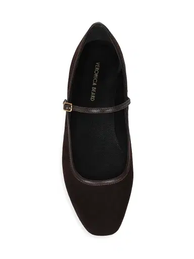 Veronica Beard Women's Ellie Suede Mary Janes | Thumbnail 4 Veronica Beard Women's Ellie Suede Mary Janes | Thumbnail 4
