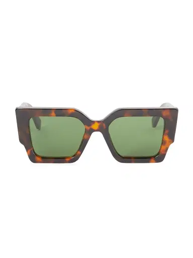 Off-White Women's Catalina 53MM Rectangular Sunglasses - Brown Pattern | Thumbnail 2 Off-White Women's Catalina 53MM Rectangular Sunglasses - Brown Pattern | Thumbnail 2