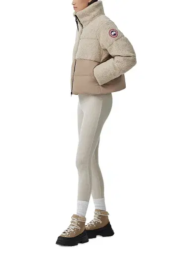 Canada Goose Women's Elora Fleece Down Puffer Jacket | Thumbnail 3 Canada Goose Women's Elora Fleece Down Puffer Jacket | Thumbnail 3
