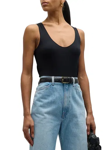 MAJESTIC FILATURES Women's Soft Touch Marrow-Edge Tank - Black - Size XL | Thumbnail 3 MAJESTIC FILATURES Women's Soft Touch Marrow-Edge Tank - Black - Size XL | Thumbnail 3