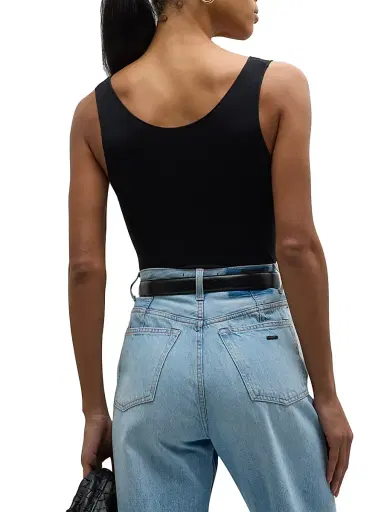 MAJESTIC FILATURES Women's Soft Touch Marrow-Edge Tank - Black - Size XL | Thumbnail 4 MAJESTIC FILATURES Women's Soft Touch Marrow-Edge Tank - Black - Size XL | Thumbnail 4