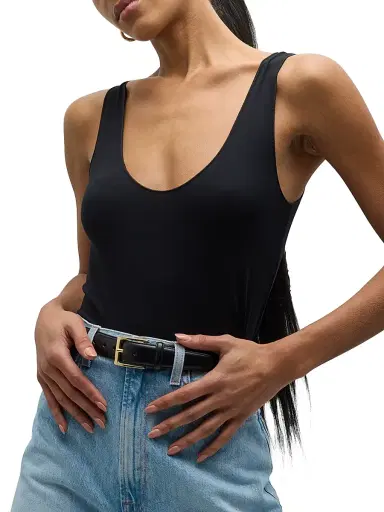 MAJESTIC FILATURES Women's Soft Touch Marrow-Edge Tank - Black - Size XL | Thumbnail 6 MAJESTIC FILATURES Women's Soft Touch Marrow-Edge Tank - Black - Size XL | Thumbnail 6
