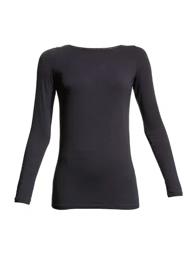 Majestic Filatures Women's Soft Touch Long-Sleeve Top - Navy | Thumbnail 1 Majestic Filatures Women's Soft Touch Long-Sleeve Top - Navy | Thumbnail 1