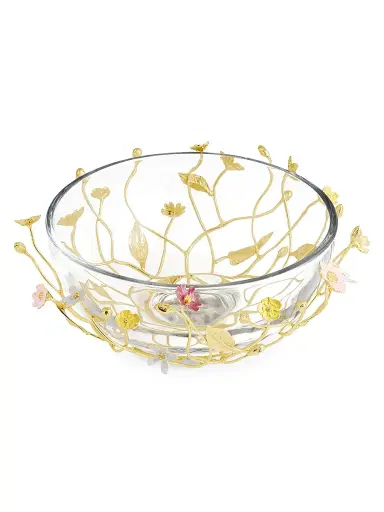 Michael Aram Wildflowers Glass Serving Bowl | Thumbnail 2 Michael Aram Wildflowers Glass Serving Bowl | Thumbnail 2