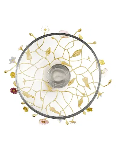 Michael Aram Wildflowers Glass Serving Bowl | Thumbnail 4 Michael Aram Wildflowers Glass Serving Bowl | Thumbnail 4