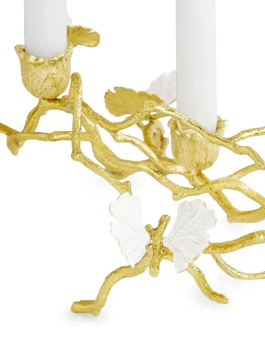 Michael Aram Butterfly Ginkgo Low Candleholder | Thumbnail 5 Michael Aram Butterfly Ginkgo Low Candleholder | Thumbnail 5