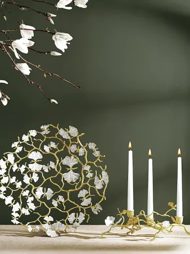 Michael Aram Butterfly Ginkgo Low Candleholder | Thumbnail 6 Michael Aram Butterfly Ginkgo Low Candleholder | Thumbnail 6