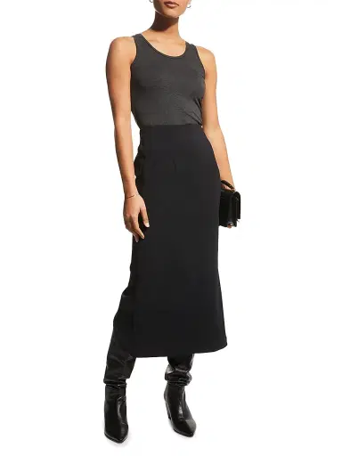Majestic Filatures Women's Soft Touch Scoopneck Tank - Dark Grey | Thumbnail 4 Majestic Filatures Women's Soft Touch Scoopneck Tank - Dark Grey | Thumbnail 4