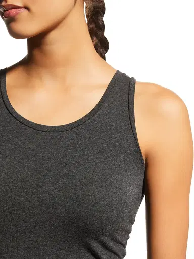 Majestic Filatures Women's Soft Touch Scoopneck Tank - Dark Grey | Thumbnail 6 Majestic Filatures Women's Soft Touch Scoopneck Tank - Dark Grey | Thumbnail 6