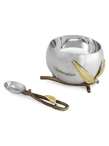 Michael Aram Zen Garden Nut Bowl & Spoon | Thumbnail 2 Michael Aram Zen Garden Nut Bowl & Spoon | Thumbnail 2