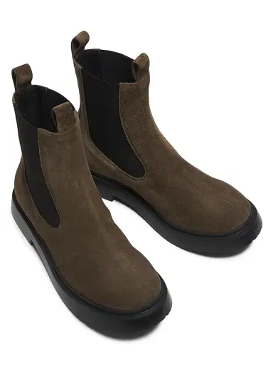Proenza Schouler Women's Bank 25MM Suede Chelsea Boots | Thumbnail 4 Proenza Schouler Women's Bank 25MM Suede Chelsea Boots | Thumbnail 4
