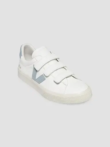 Veja Women's Recife Leather Low-Top Sneakers - Extra White Steel | Thumbnail 2 Veja Women's Recife Leather Low-Top Sneakers - Extra White Steel | Thumbnail 2