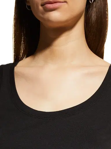 MAJESTIC FILATURES Women's Scoopneck Tank - Black - Size Large | Thumbnail 4 MAJESTIC FILATURES Women's Scoopneck Tank - Black - Size Large | Thumbnail 4