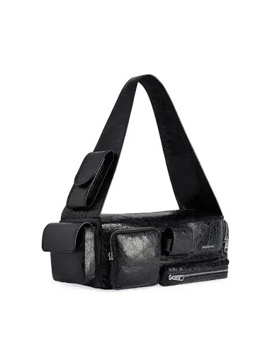 Balenciaga Men's Superbusy Sling Bag - Black | Thumbnail 3 Balenciaga Men's Superbusy Sling Bag - Black | Thumbnail 3