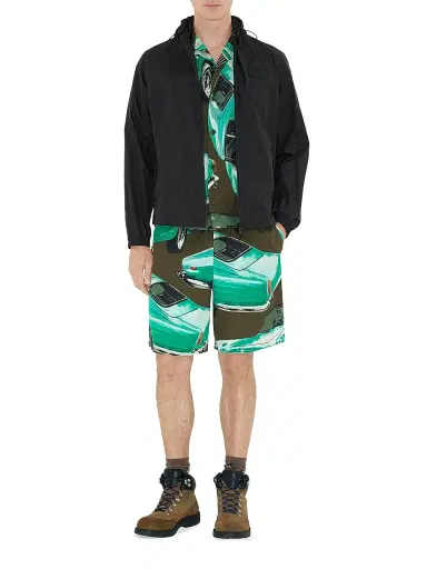 Burberry Men's Newport Hooded Rain Jacket - Black - Size XXXL | Thumbnail 2 Burberry Men's Newport Hooded Rain Jacket - Black - Size XXXL | Thumbnail 2