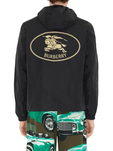 Burberry Men's Newport Hooded Rain Jacket - Black - Size XXXL | Thumbnail 5 Burberry Men's Newport Hooded Rain Jacket - Black - Size XXXL | Thumbnail 5