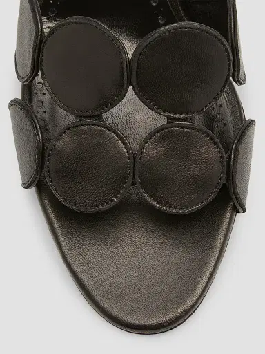 Manolo Blahnik Women's Haribalmu 55MM Leather Mules - Black - Size 8.5 | Thumbnail 5 Manolo Blahnik Women's Haribalmu 55MM Leather Mules - Black - Size 8.5 | Thumbnail 5