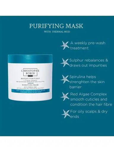 Christophe Robin Women's Purifying Pre-Shampoo Mud Mask | Thumbnail 4 Christophe Robin Women's Purifying Pre-Shampoo Mud Mask | Thumbnail 4