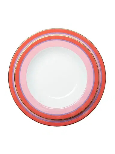 La DoubleJ Dinner Plates Set of 2 - Rainbow Rosa Pink | Thumbnail 1 La DoubleJ Dinner Plates Set of 2 - Rainbow Rosa Pink | Thumbnail 1
